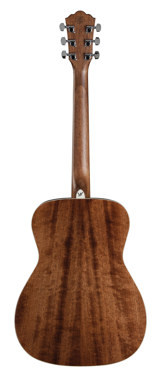 Washburn F11S Heritage 10 Series Folk Acoustic Guitar in Natural finish featuring a solid spruce top and mahogany body – Musician Madness