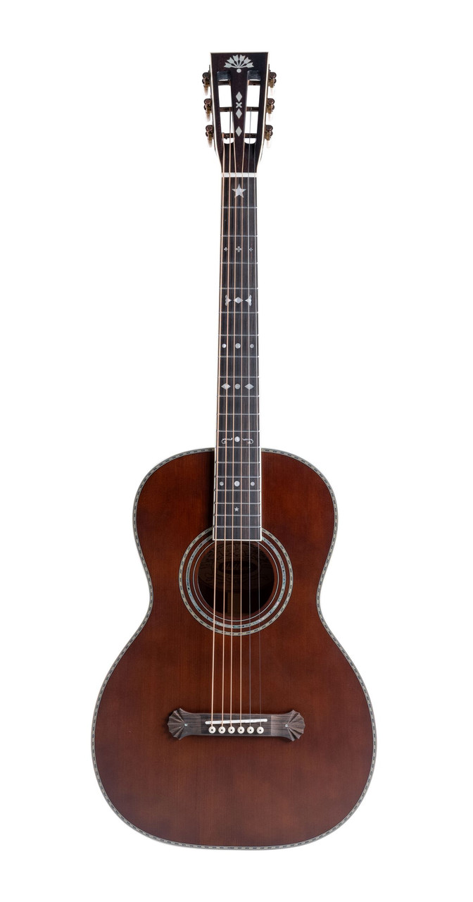 Washburn R310K Victorian Series Parlor Acoustic Guitar featuring vintage 19th-century styling and warm parlor tone â€“ Musician Madness