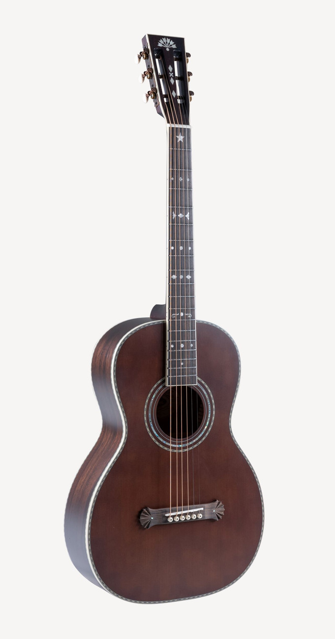 Washburn R310K Victorian Series Parlor Acoustic Guitar featuring vintage 19th-century styling and warm parlor tone â€“ Musician Madness