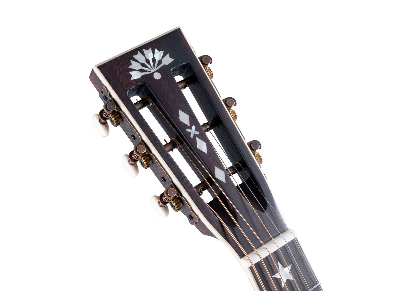Washburn R310K Victorian Series Parlor Acoustic Guitar featuring vintage 19th-century styling and warm parlor tone â€“ Musician Madness