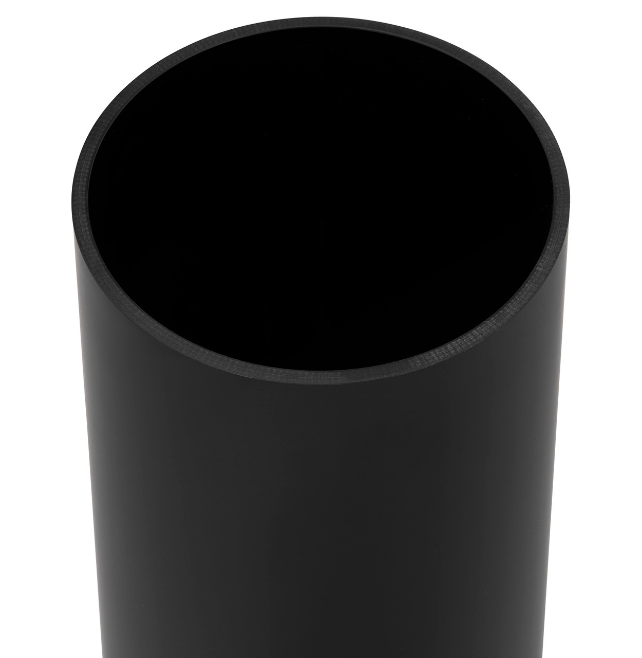 DW Design Series Rata Tom 12x6 Acrylic Drum with clear shell and chrome hardware - high projection concert tom - Musician Madness