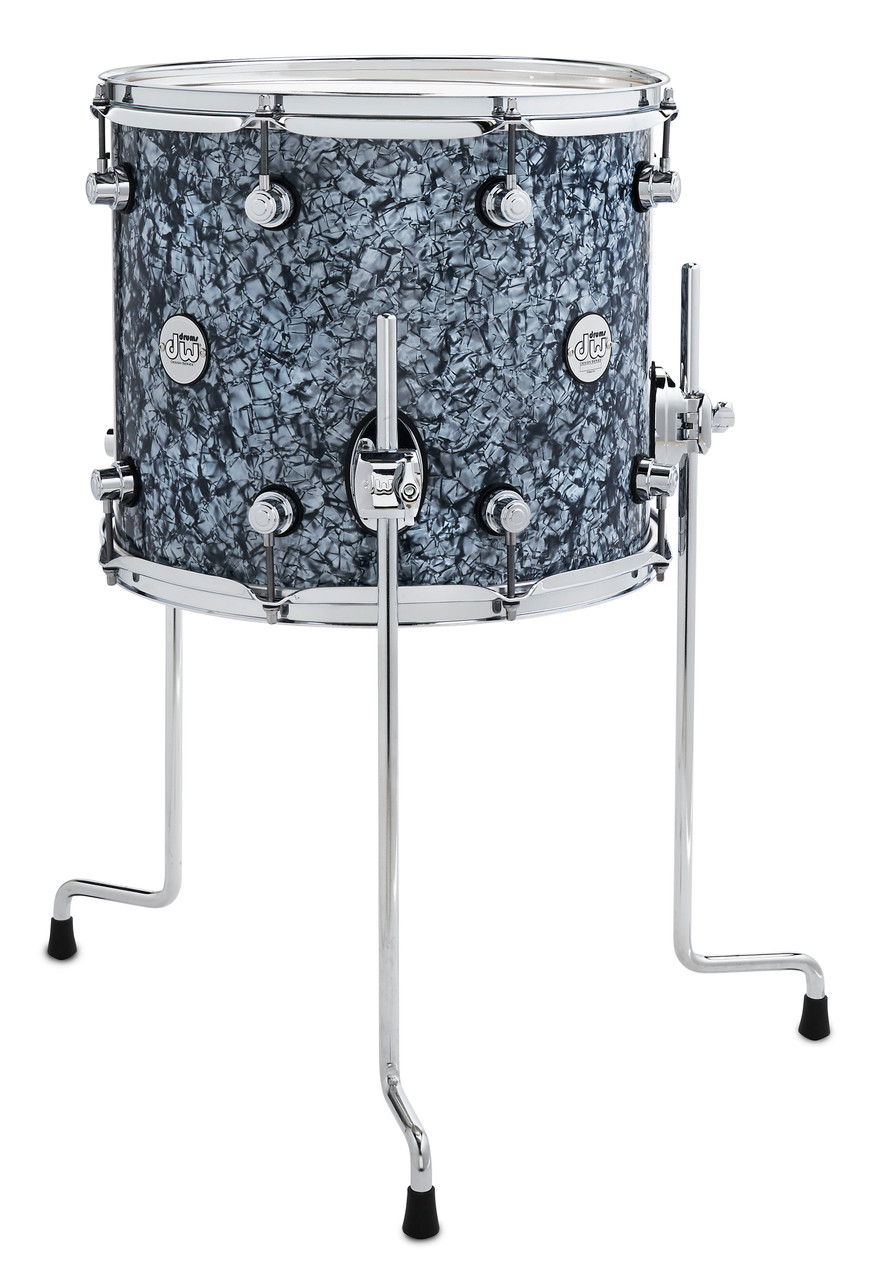 DW Design Tom 12x14 - Silver Slate Marine w/ Legs (DDFP1214TTGP)