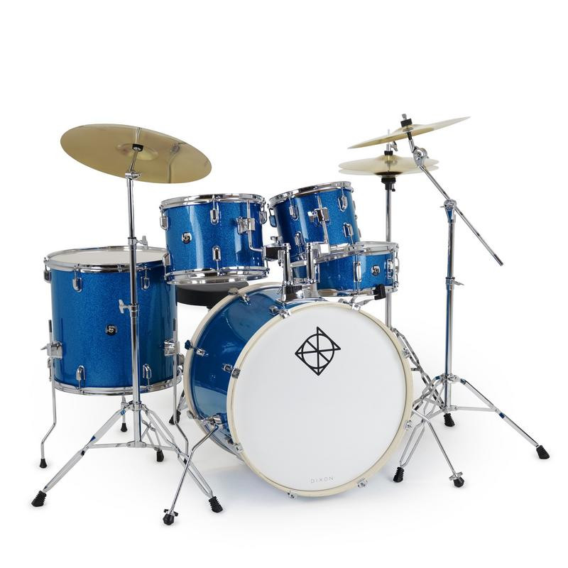 Dixon Spark 5pc - Ocean Blue Sparkle Complete Outfit (PODSP522C1SOBS) | Musician Madness
