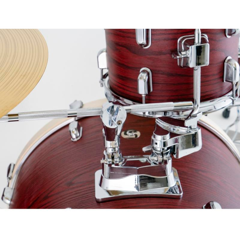 Dixon Spark 5-Piece Drum Set in Red Oak finish (PODSP522C1SRO) â€“ complete outfit with cymbals and hardware â€“ ideal for beginners â€“ Musician Madness
