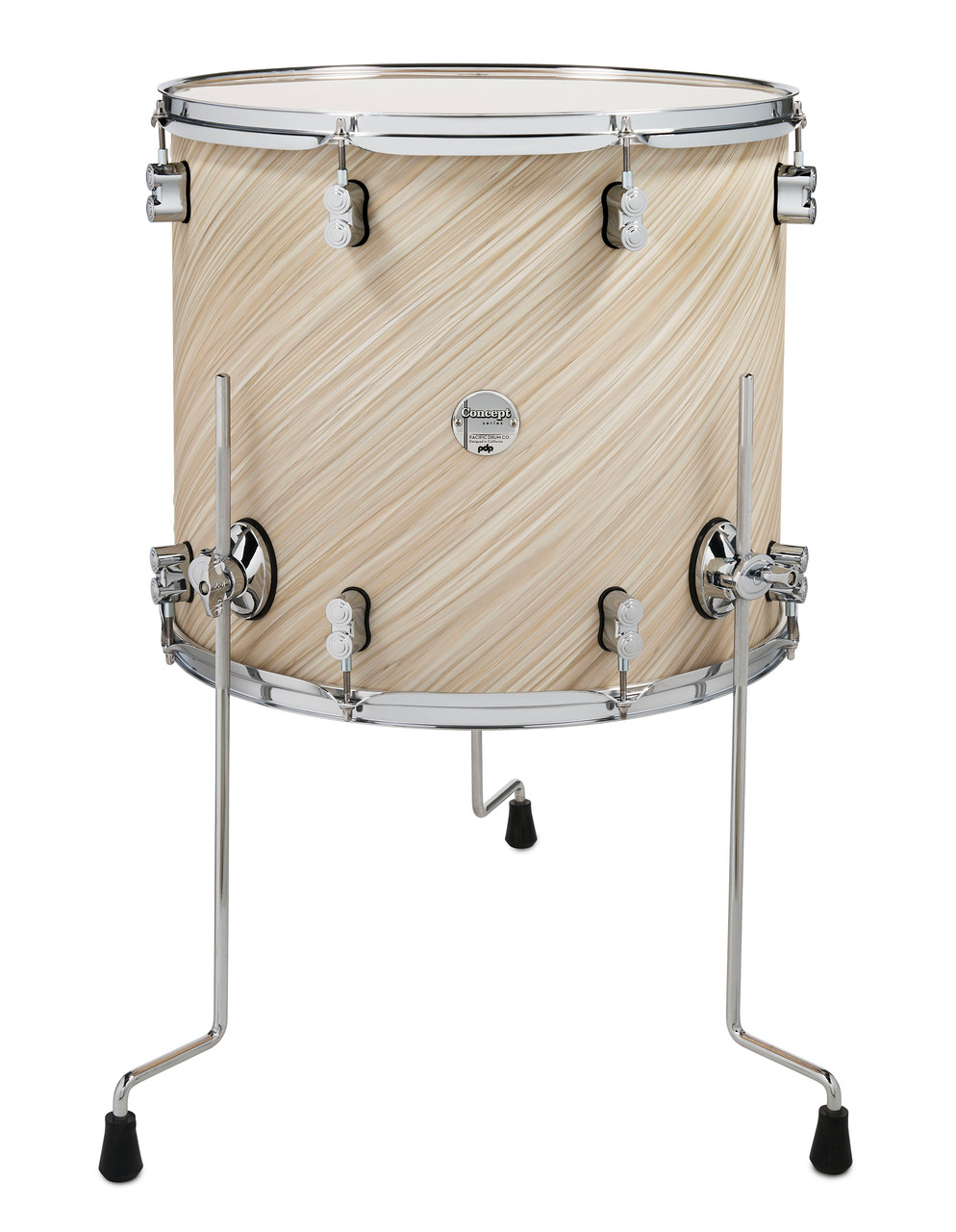 PDP Concept Maple 16x18 Floor Tom - Twisted Ivory Finish Ply w/ Chrome Hardware (PDCM1618TTTI) | Musician Madness