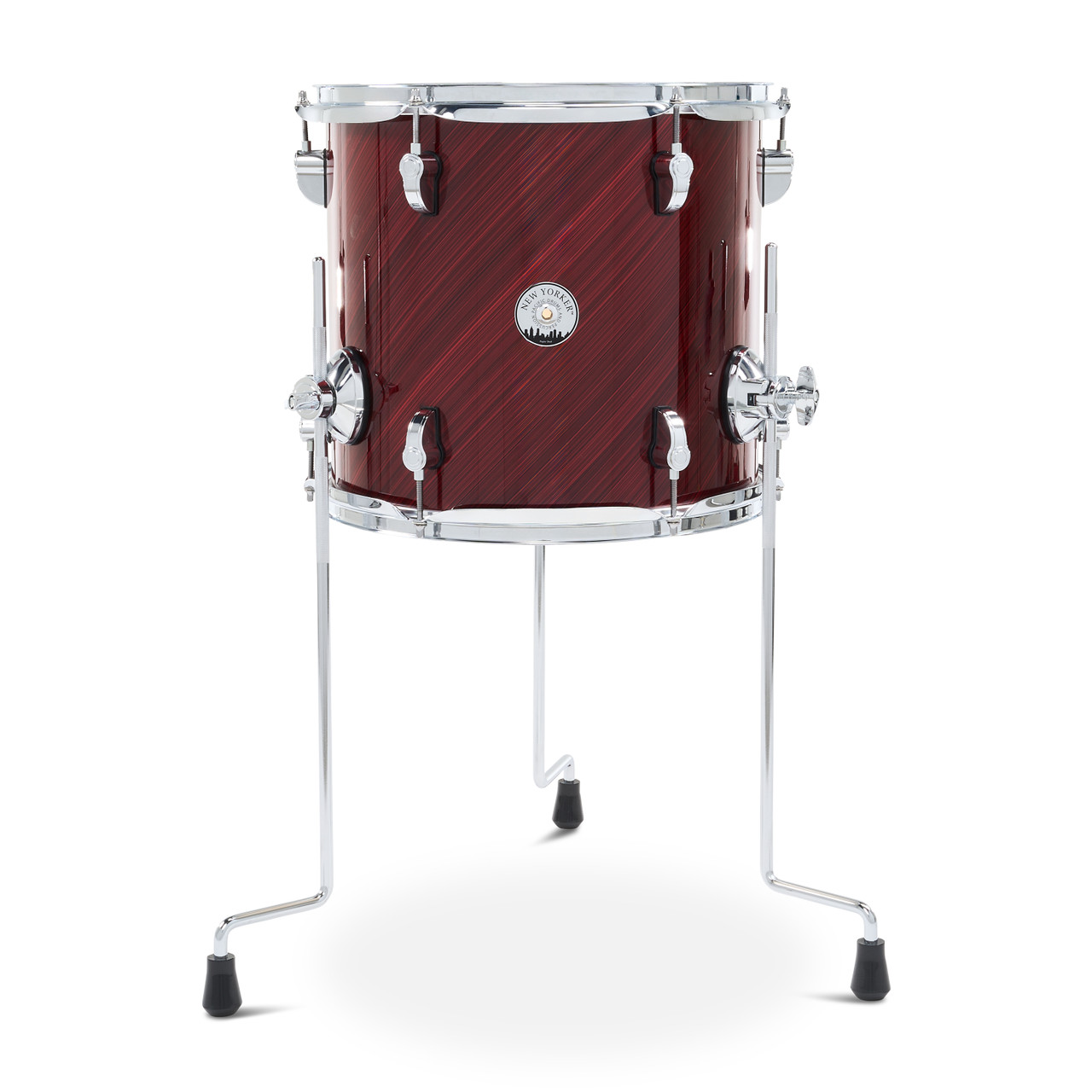 PDP New Yorker 12x13" Floor Tom - Twisted Cherry FinishPly (PDNY1213FTTC) | Musician Madness