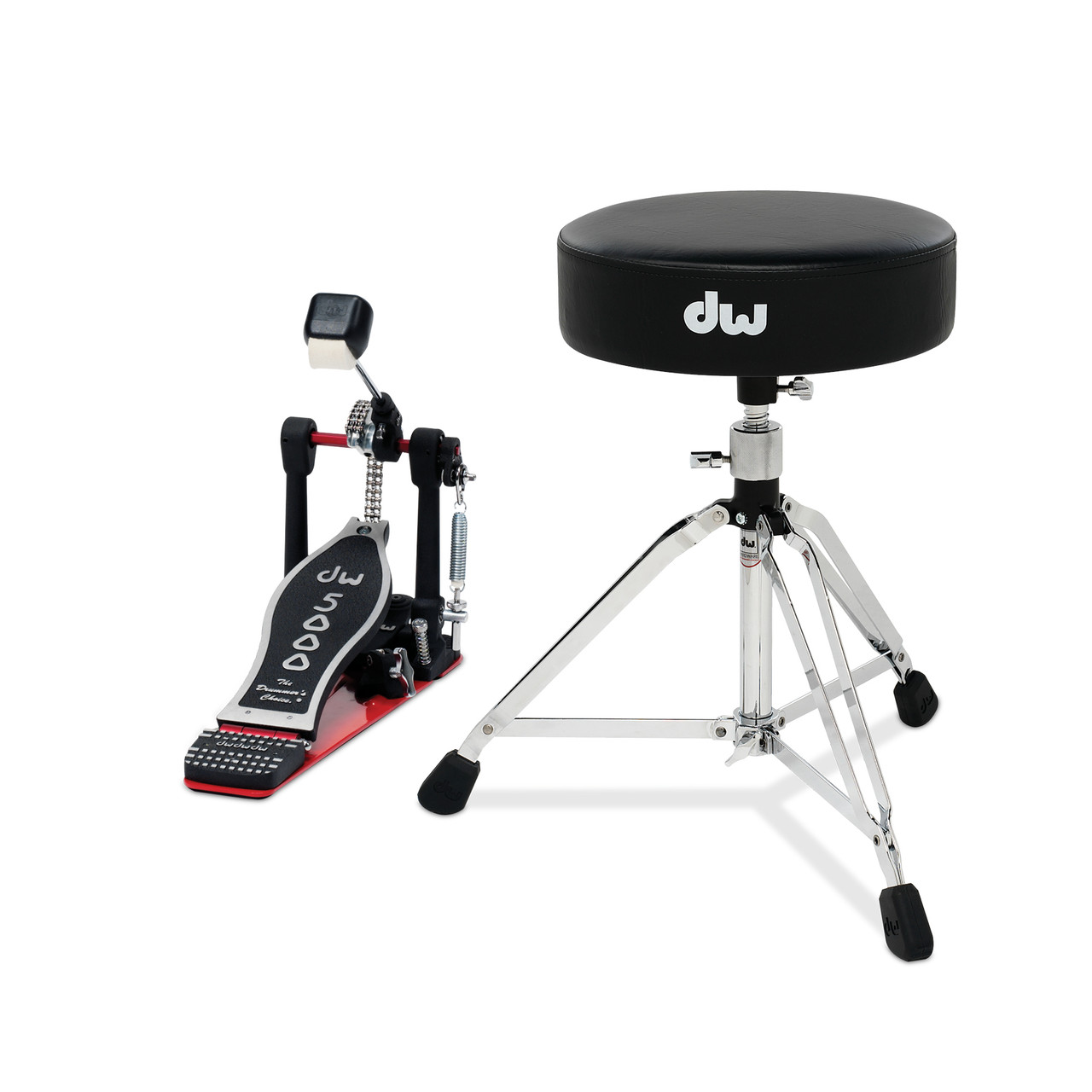 DW 5000 Hardware Pack 1 - Throne &  Pedal - 5000AD4, 5100 (DWCP5000PK1)|Musician Madness