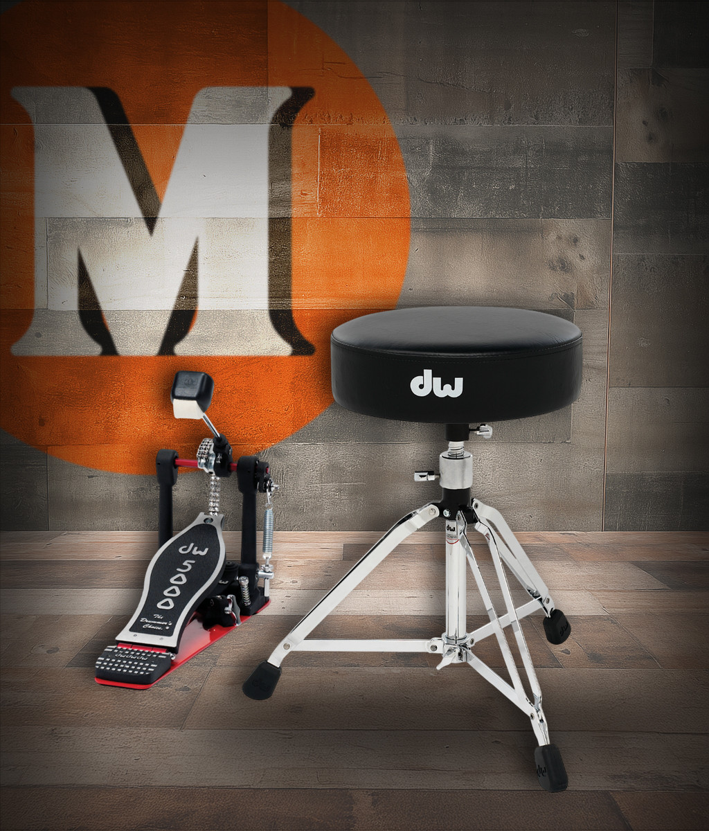 DW 5000 Hardware Pack 1 - Throne &  Pedal - 5000AD4, 5100 (DWCP5000PK1)|Musician Madness