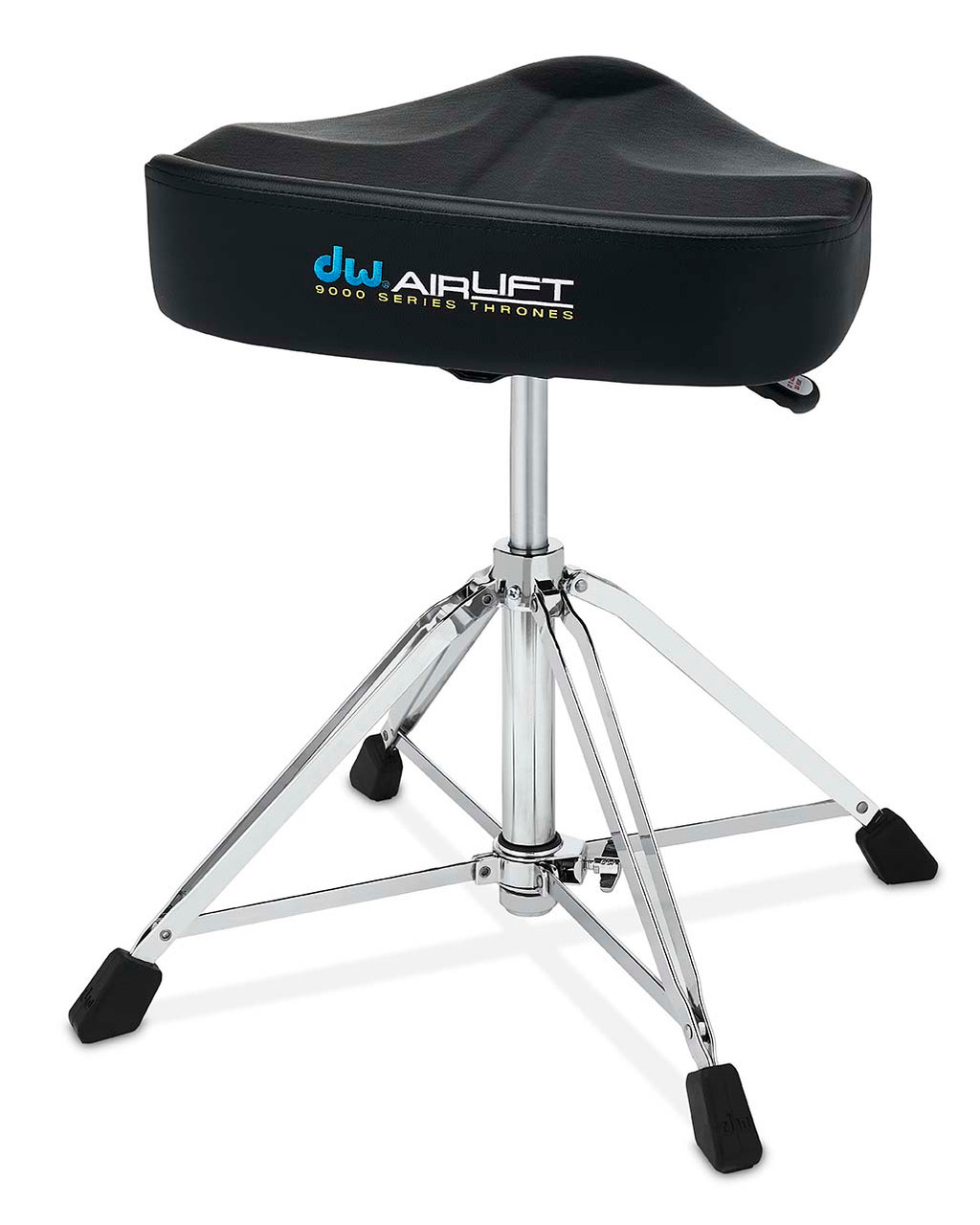 DW 9000 Series Airlift Tractor Top Drum Throne (DWCP9120AL) – hydraulic adjustable ergonomic tractor seat with double-braced base for premium comfort – Musician Madness