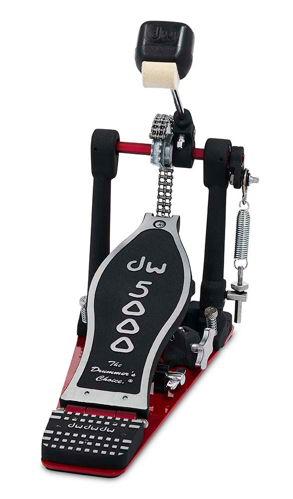 DW 5000 Series Turbo Single Bass Drum Pedal (DWCP5000TD4) – dual-chain Turbo Drive pedal with smooth action and pro-level durability – Musician Madness