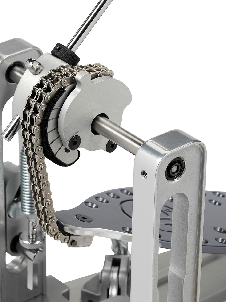 DW MFG Series Machined Chain Drive Single Bass Drum Pedal with Extended Footboard (DWCPMCDXF)|Musician Madness