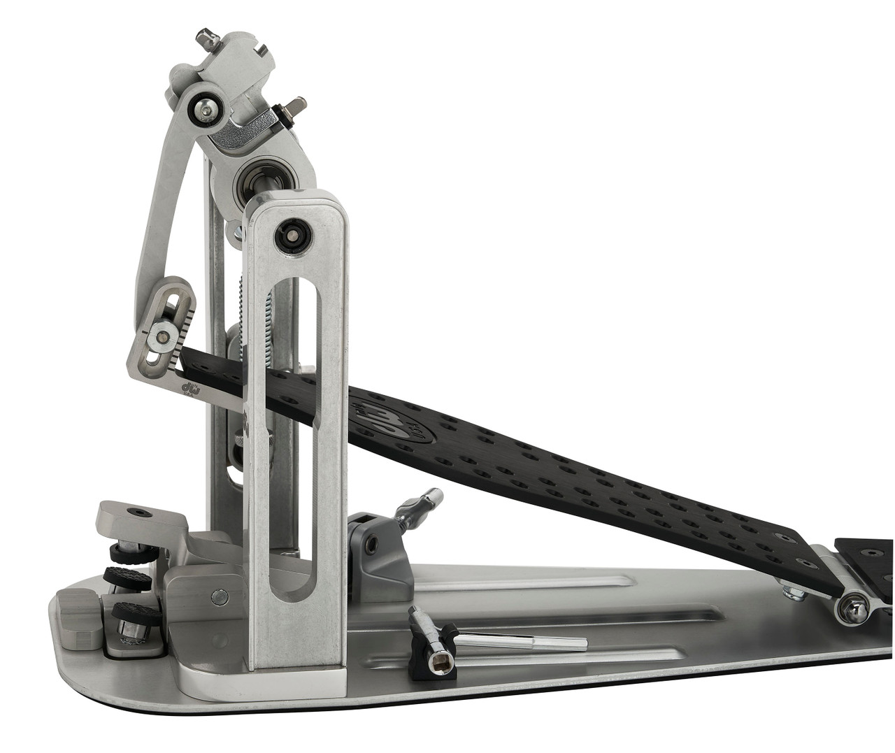 DW MFG Series Machined Direct Drive Single Pedal w/ Bag, Graphite Edition (DWCPMDDBK) | Musician Madness