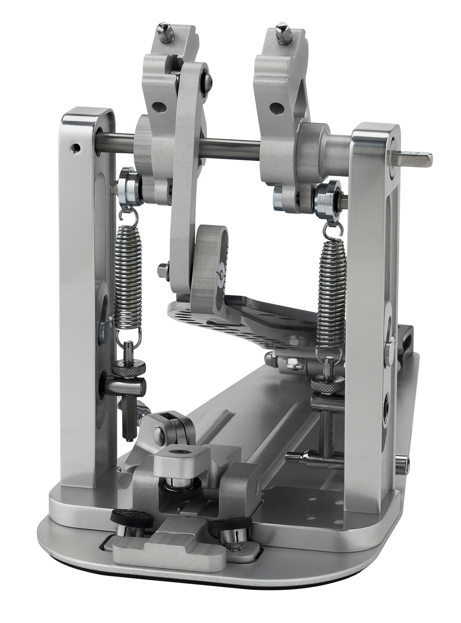 DW MFG Series Machined Direct Drive Double Pedal w/ Bag, Gun Metal Edition (DWCPMDD2GR) | Musician Madness