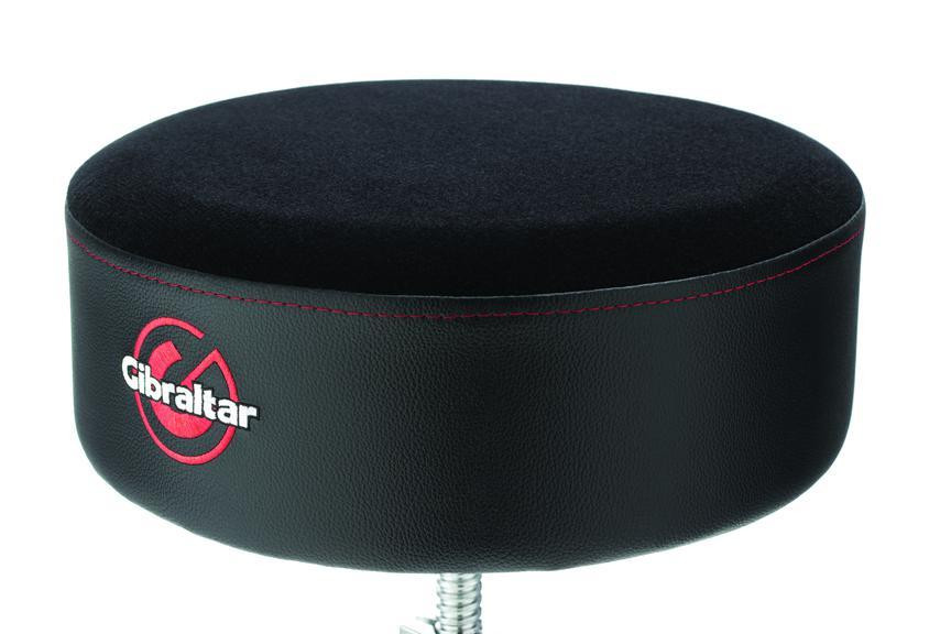 Gibraltar 9000 Series 13" Super Soft Cordura Round Drum Throne (9608SFT) adjustable drummer seat