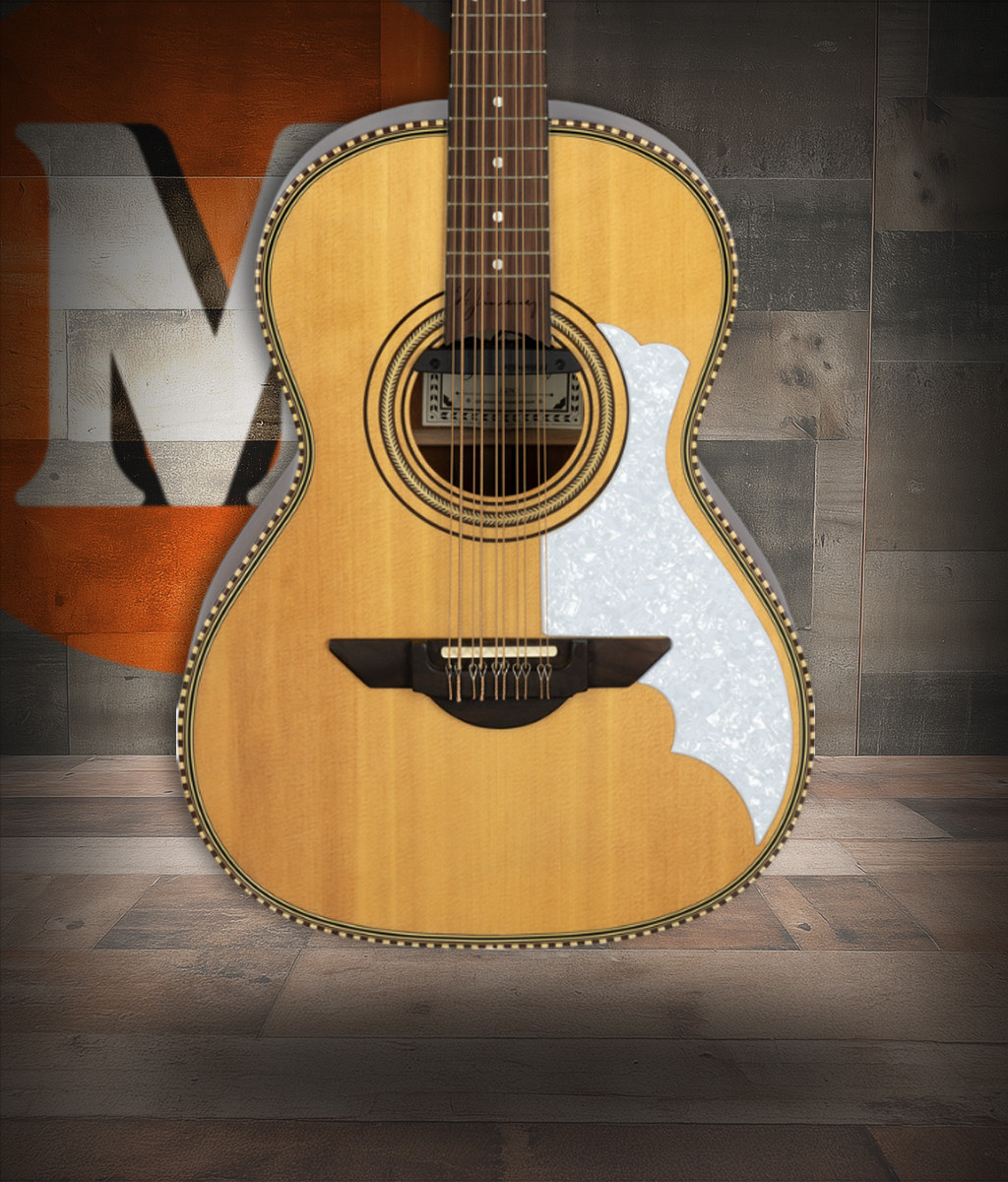 H. Jimenez Bajo Quinto Non-Cutaway Electric (LBQ2NCE) natural finish acoustic-electric bajo quinto guitar