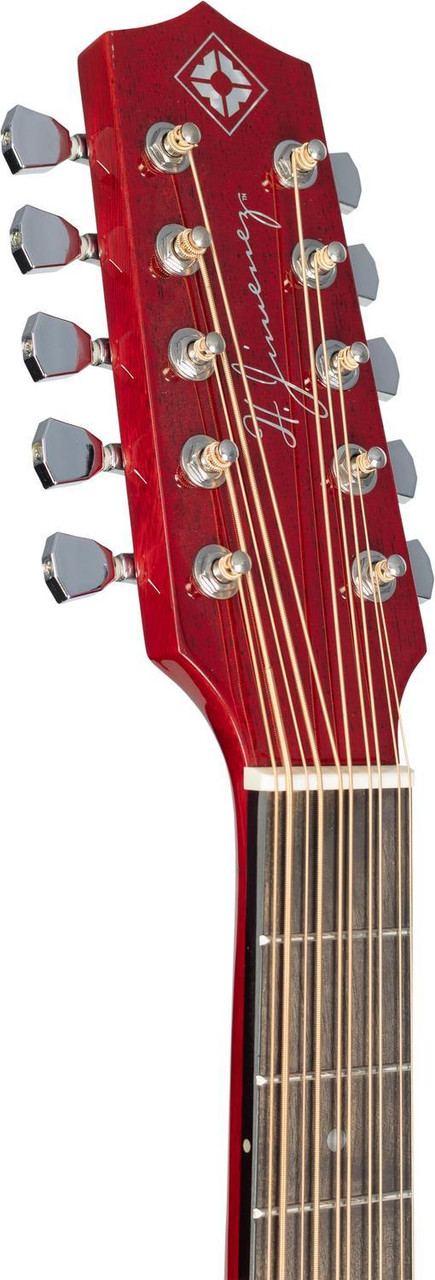 H. Jimenez Bajo Quinto Cutaway Electric (LBQ4ETR) red translucent finish acoustic-electric bajo quinto guitar