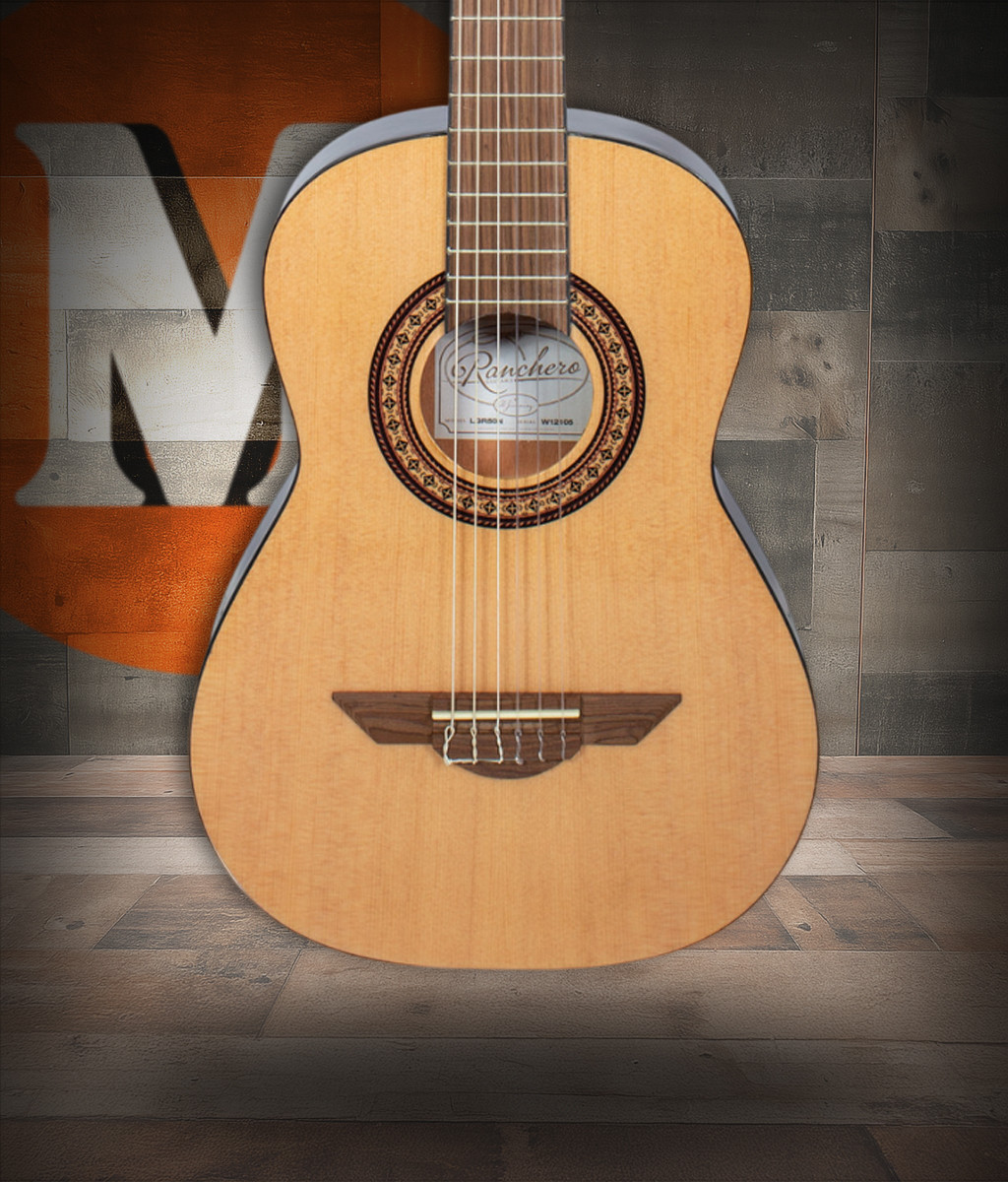 H. Jimenez 1/2 Size Nylon String Guitar (LGR50N) natural finish classical acoustic guitar
