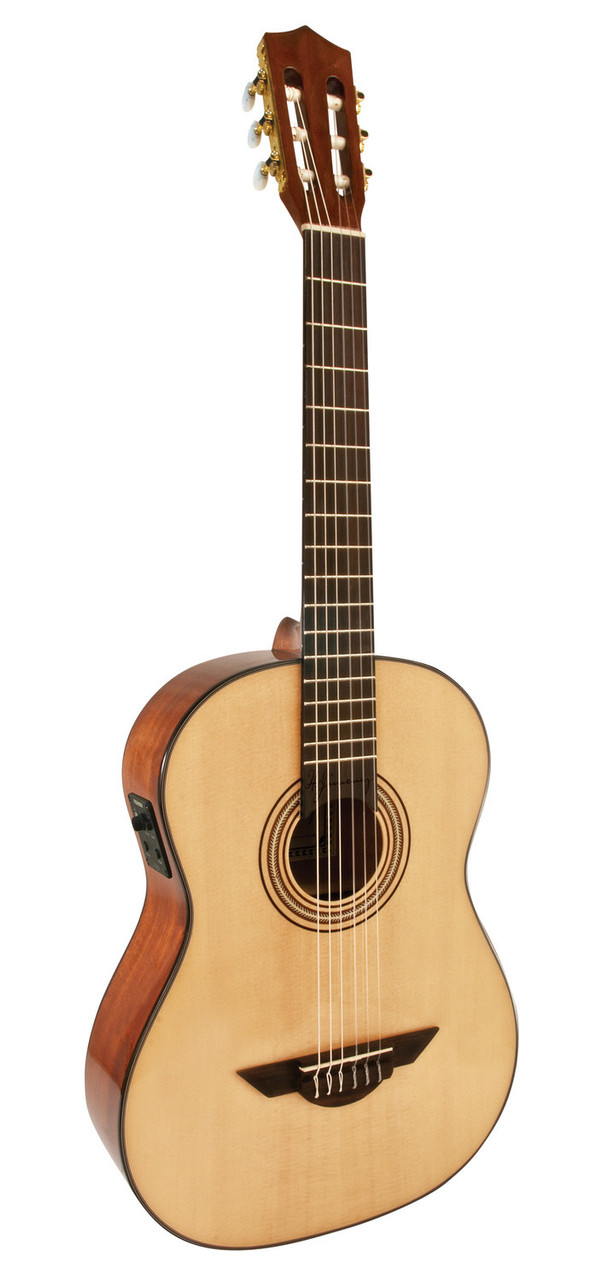 H. Jimenez Nylon String Electric Guitar (LG3E) natural finish acoustic-electric classical guitar