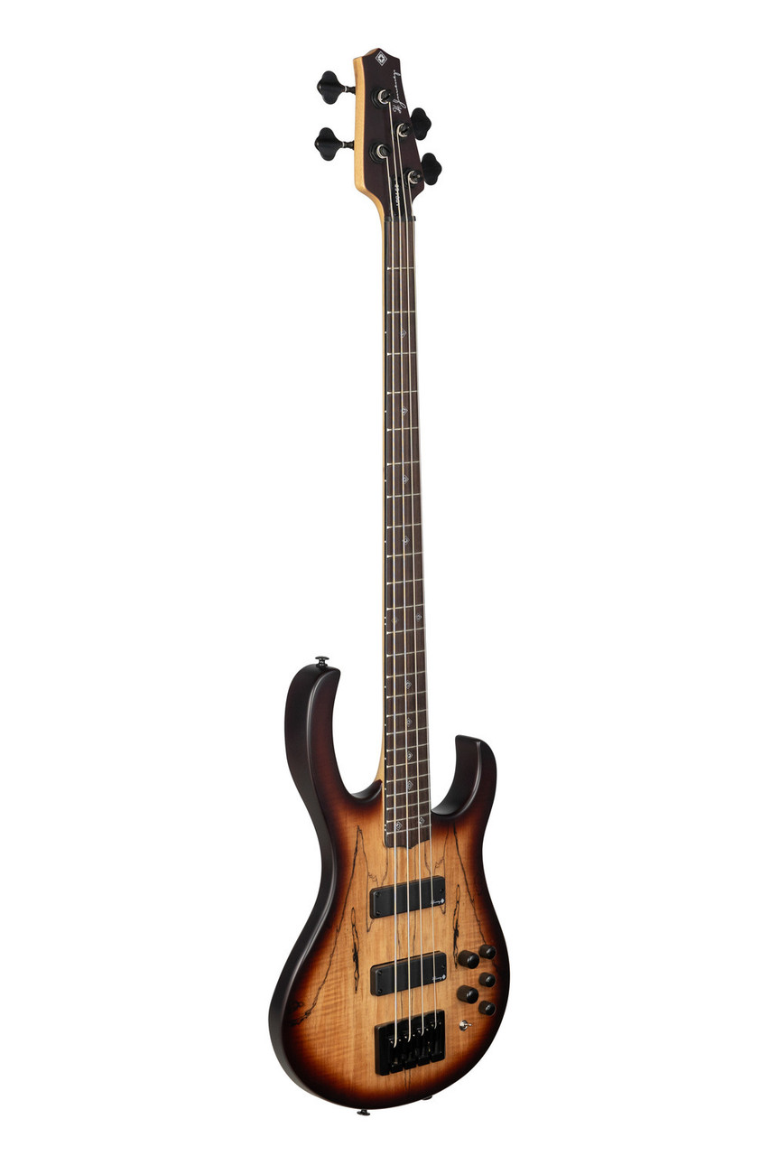 H. Jimenez 4-String Bass Guitar - Satin Spalt Burst w/ Deluxe Padded Gig Bag (LBS4-SB) | Musician Madness