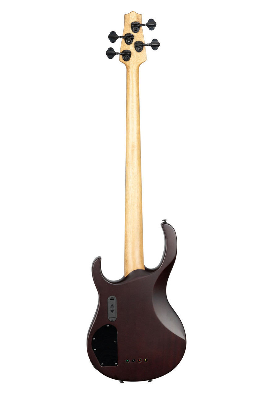 H. Jimenez 4-String Satin Spalt Burst Bass Guitar (LBS4-SB) with deluxe padded gig bag