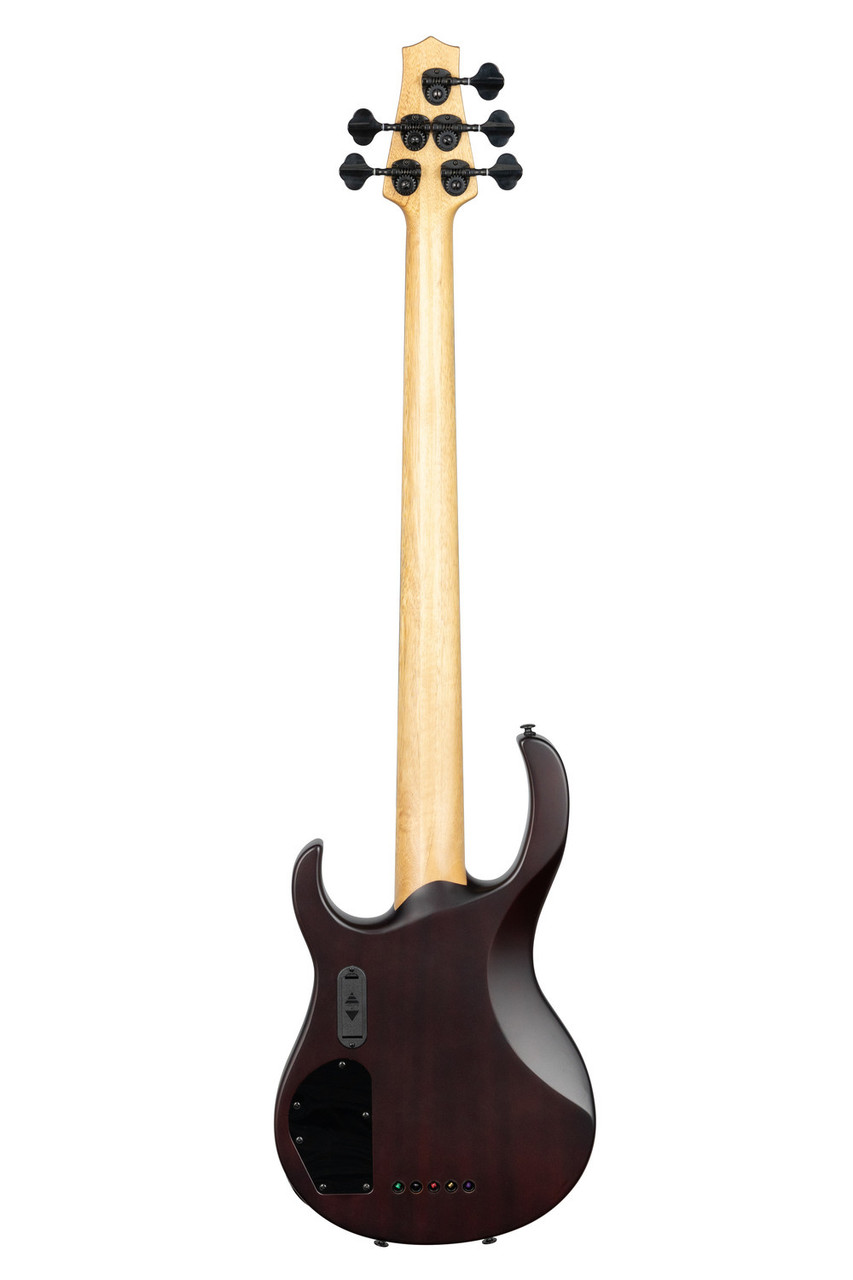 H. Jimenez 5-String Satin Spalt Burst Bass Guitar (LBS5-SB) with deluxe padded gig bag