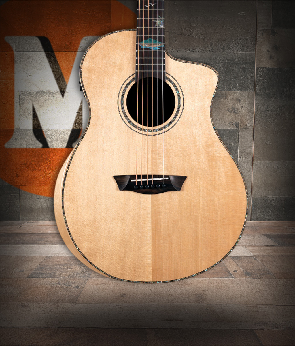 Washburn Allure SC56S Bella Tono Studio Cutaway Acoustic-Electric Guitar – Gloss Natural (BTSC56SCE-D-U)