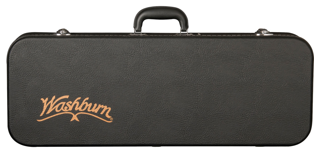 Washburn MC92 F-Style Mandolin Hardshell Case (MC92-U) black hardshell mandolin case