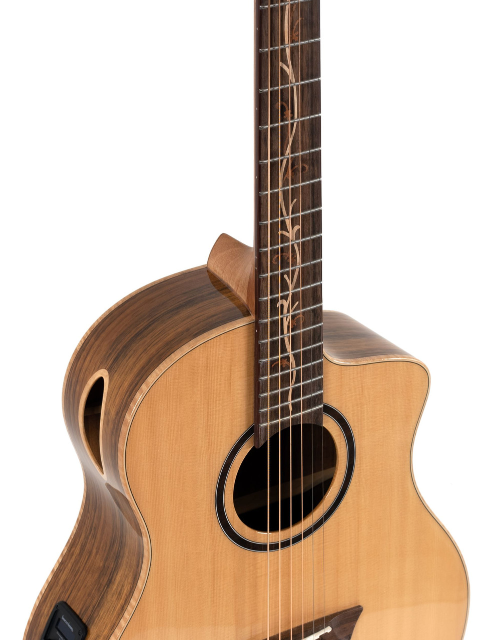 Washburn Bella Tono Suprema Acoustic-Electric Guitar - Natural Glossy (BTSC40SCE-U) | Musician Madness