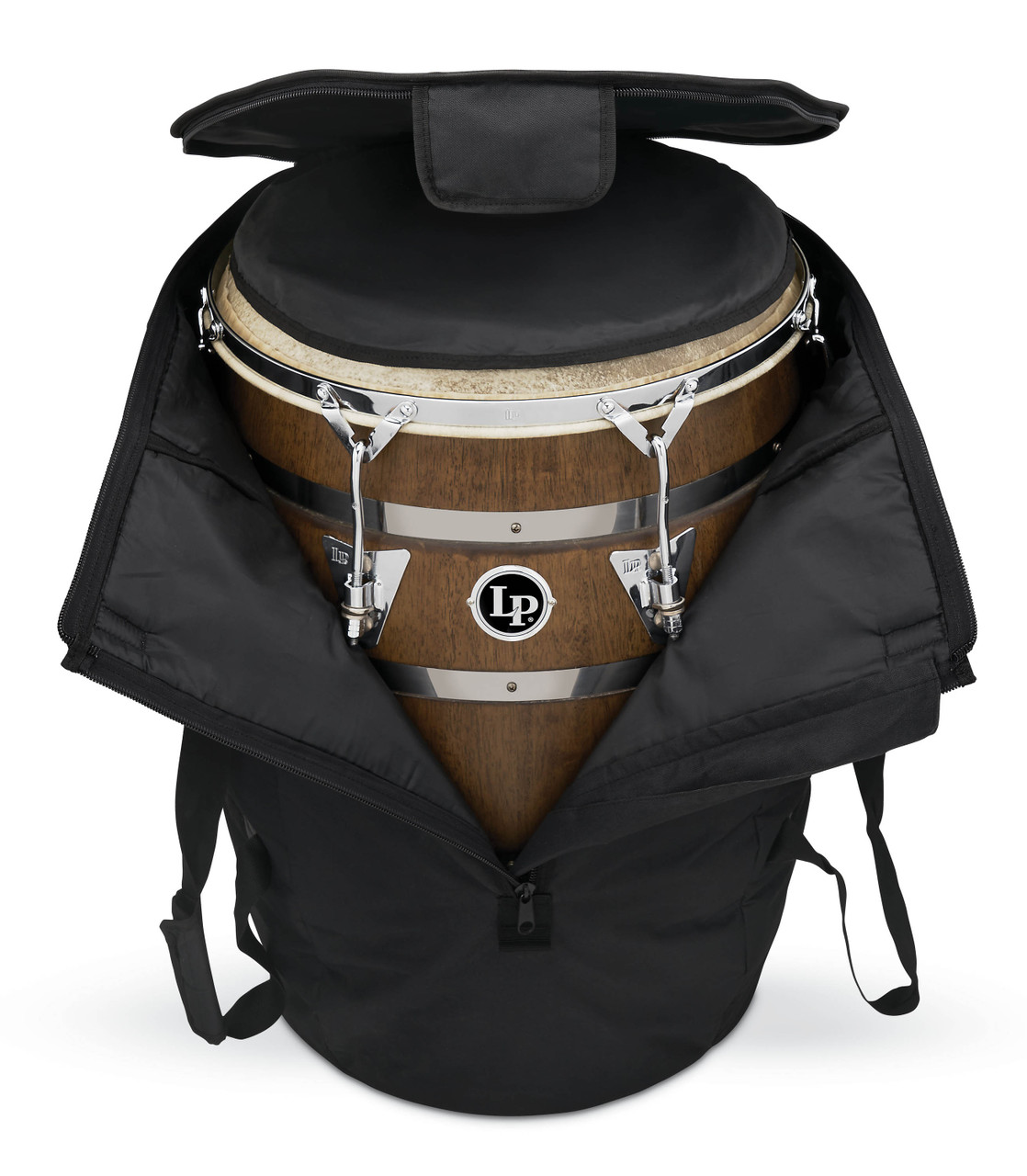 Latin Percussion  16-Inch Siam Oak Barril De Bomba with Chrome Plated Hardware (LP2616-MS) | Musician Madness