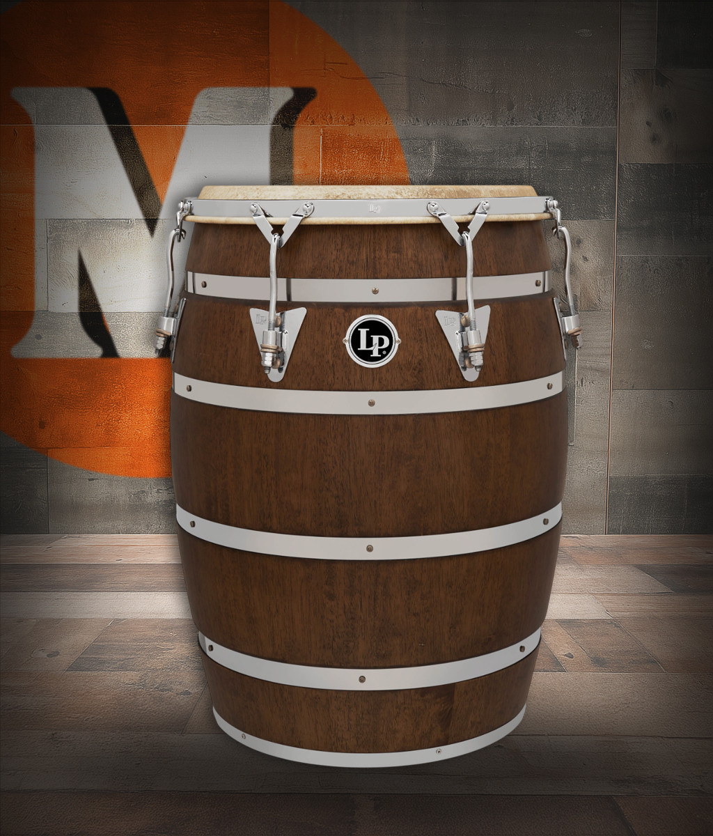 Latin Percussion  16-Inch Siam Oak Barril De Bomba with Chrome Plated Hardware (LP2616-MS) | Musician Madness