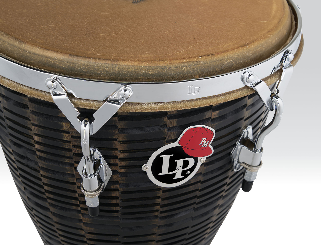 Latin Percussion LP Pedrito Martinez Signature Deep Cut Mango Itotele (LP491-PM) - handcrafted mango wood Afro-Cuban Bata drum designed with Pedrito Martinez, available at Musician Madness.