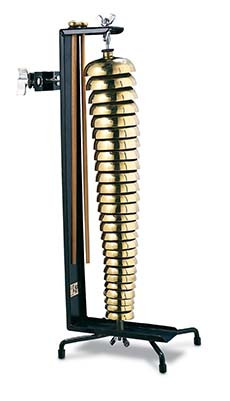 Latin Percussion LP 26 Bell Tree Brass Mount with Mallets (LP450) – professional percussion accessory with 26 graduated brass bells, available at Musician Madness.