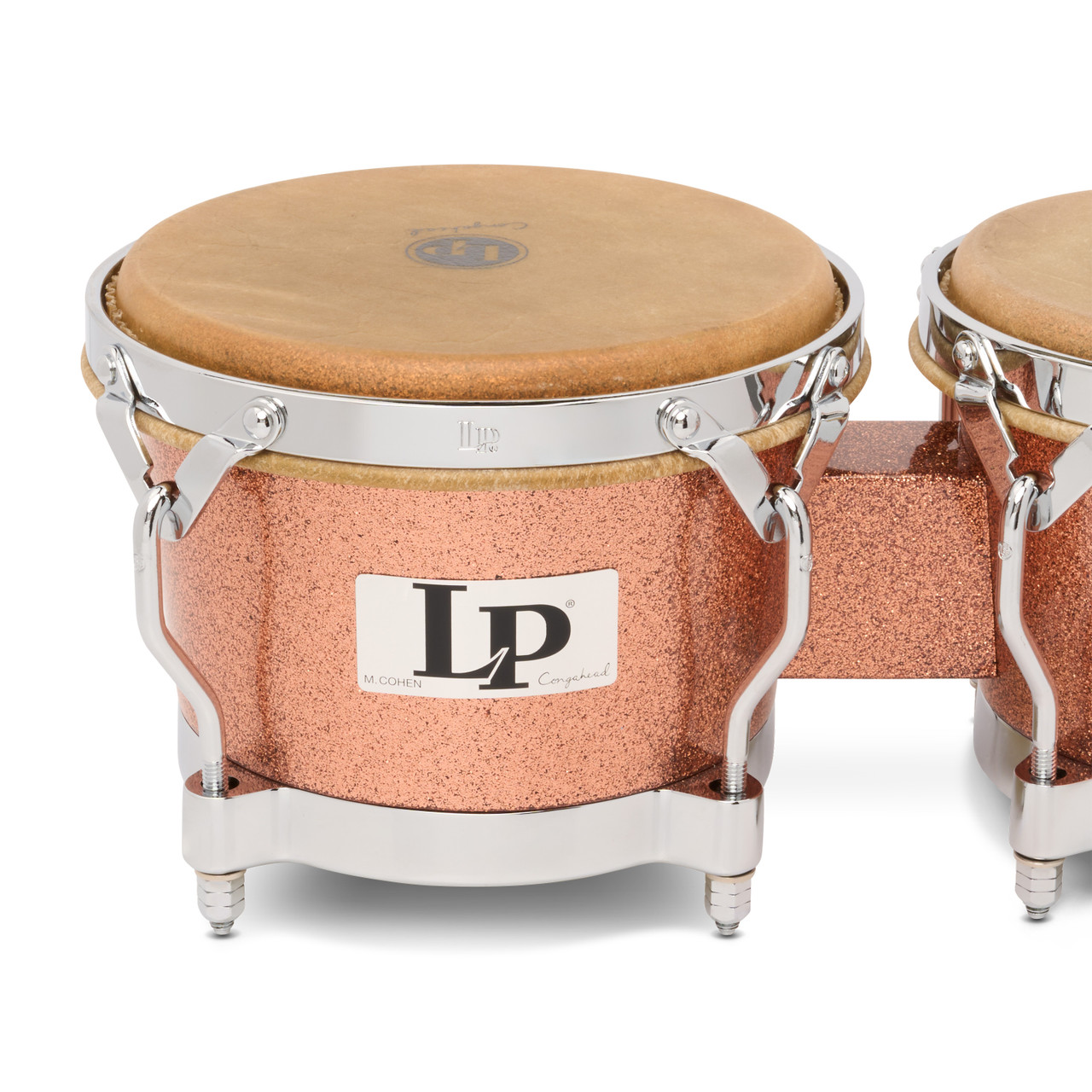 Latin Percussion LP Martin Cohen Limited Bongos Gold Sparkle (LP200F-MC) | Musician Madness