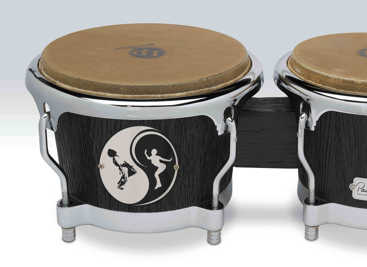 Latin Percussion LP Paoli MejÃÆ­as CCII 7-1/4"-8-5/8" Bongos - Ash Baltic Amber with Chrome Hardware (LP201AX-2PMB) | Musician Madness