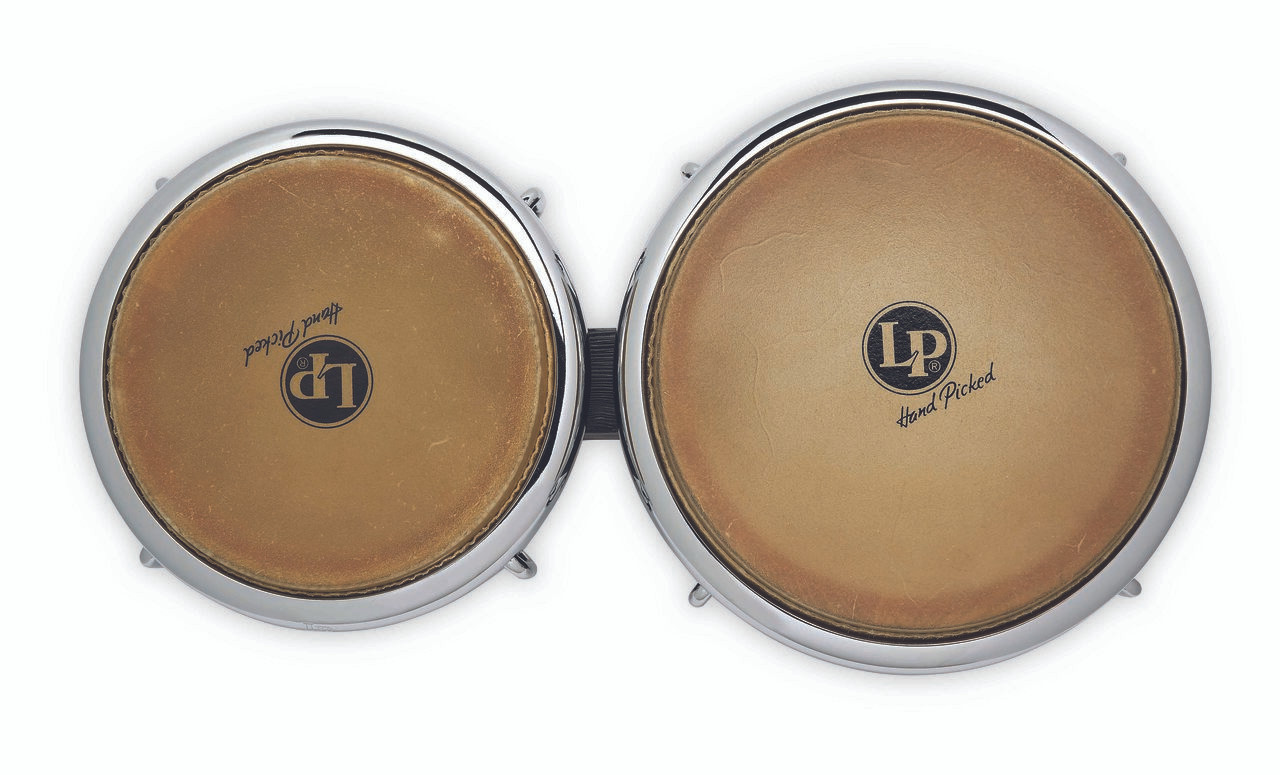 Latin Percussion LP Paoli MejÃÆ­as CCII 7-1/4"-8-5/8" Bongos - Ash Baltic Amber with Chrome Hardware (LP201AX-2PMB) | Musician Madness