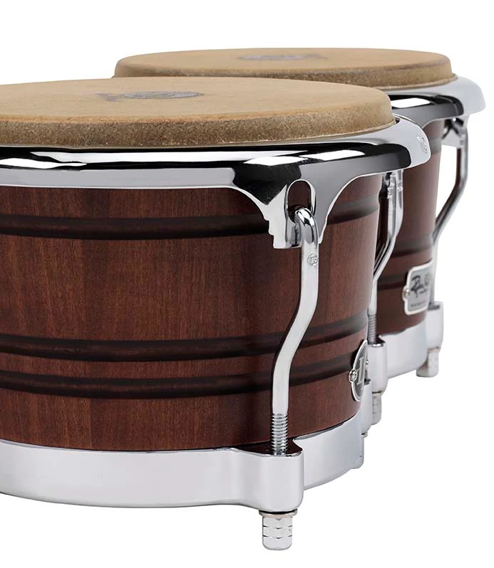Latin Percussion LP Richie Gajate-Garcia Signature 7-1/4" and 8-5/8" Bongos (LP201AX-2RGM) â€“ professional LP signature series bongos with warm tone and classic styling, available at Musician Madness.