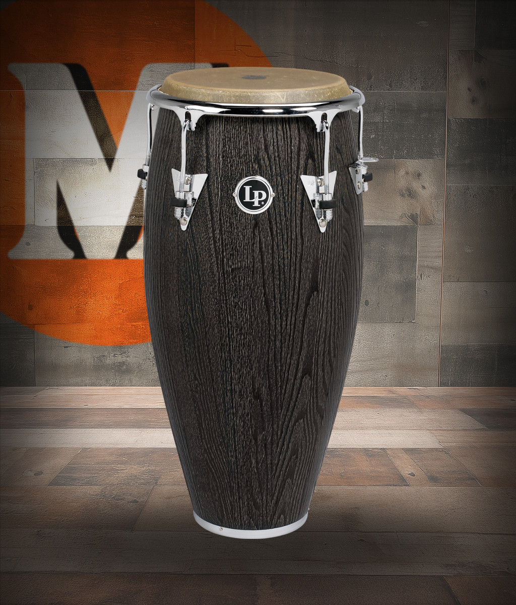 Latin Percussion LP Uptown CCII 11" Quinto - Sculpted Ash Espresso Stain with Chrome Hardware (LP1100SA) | Musician Madness