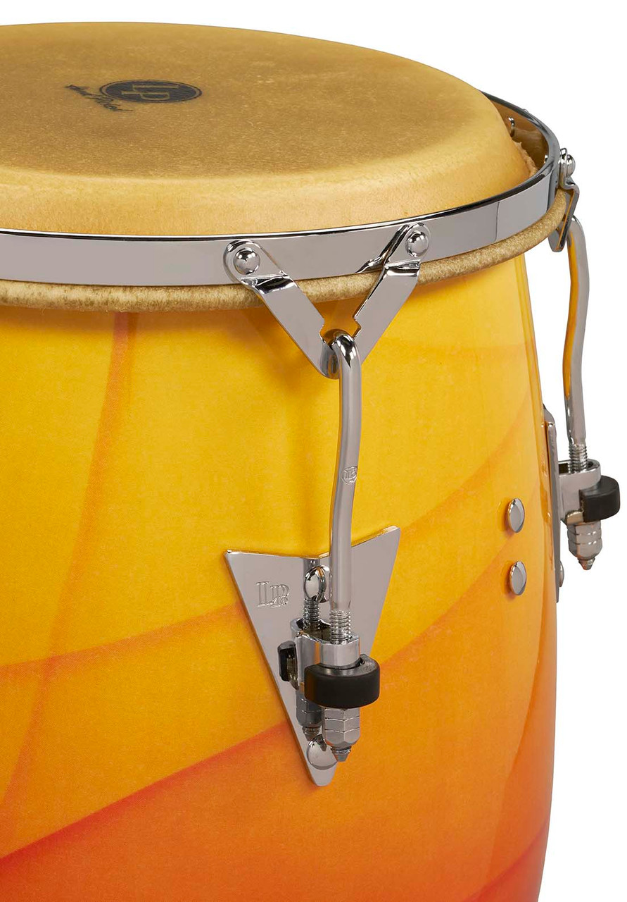 Latin Percussion LP Eddie Montalvo Traditional 11" Fiberglass Quinto with Chrome Hardware (LP222-1EM) – signature LP quinto drum, available at Musician Madness.