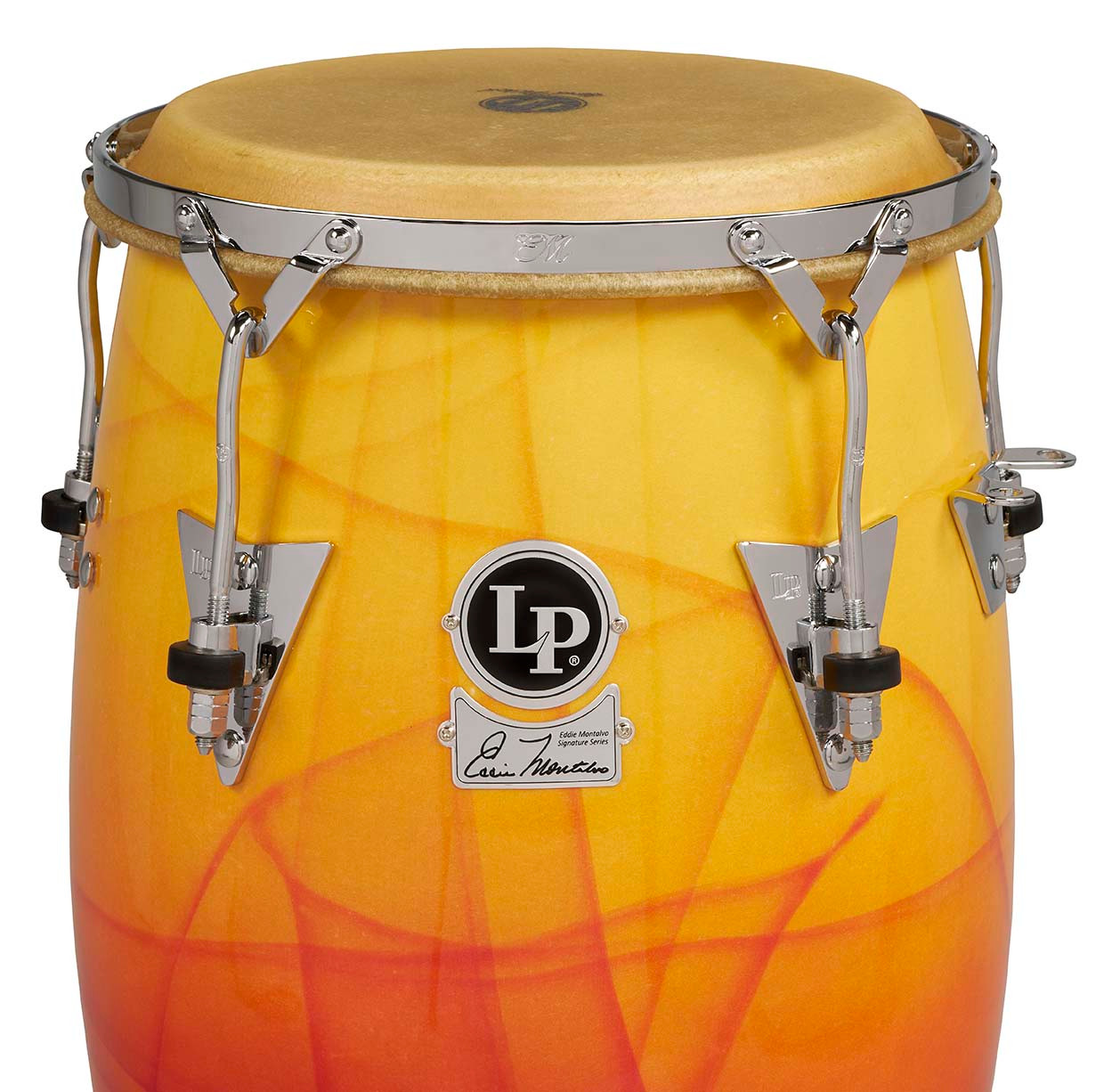 Latin Percussion LP Eddie Montalvo Traditional 11" Fiberglass Quinto with Chrome Hardware (LP222-1EM) – signature LP quinto drum, available at Musician Madness.