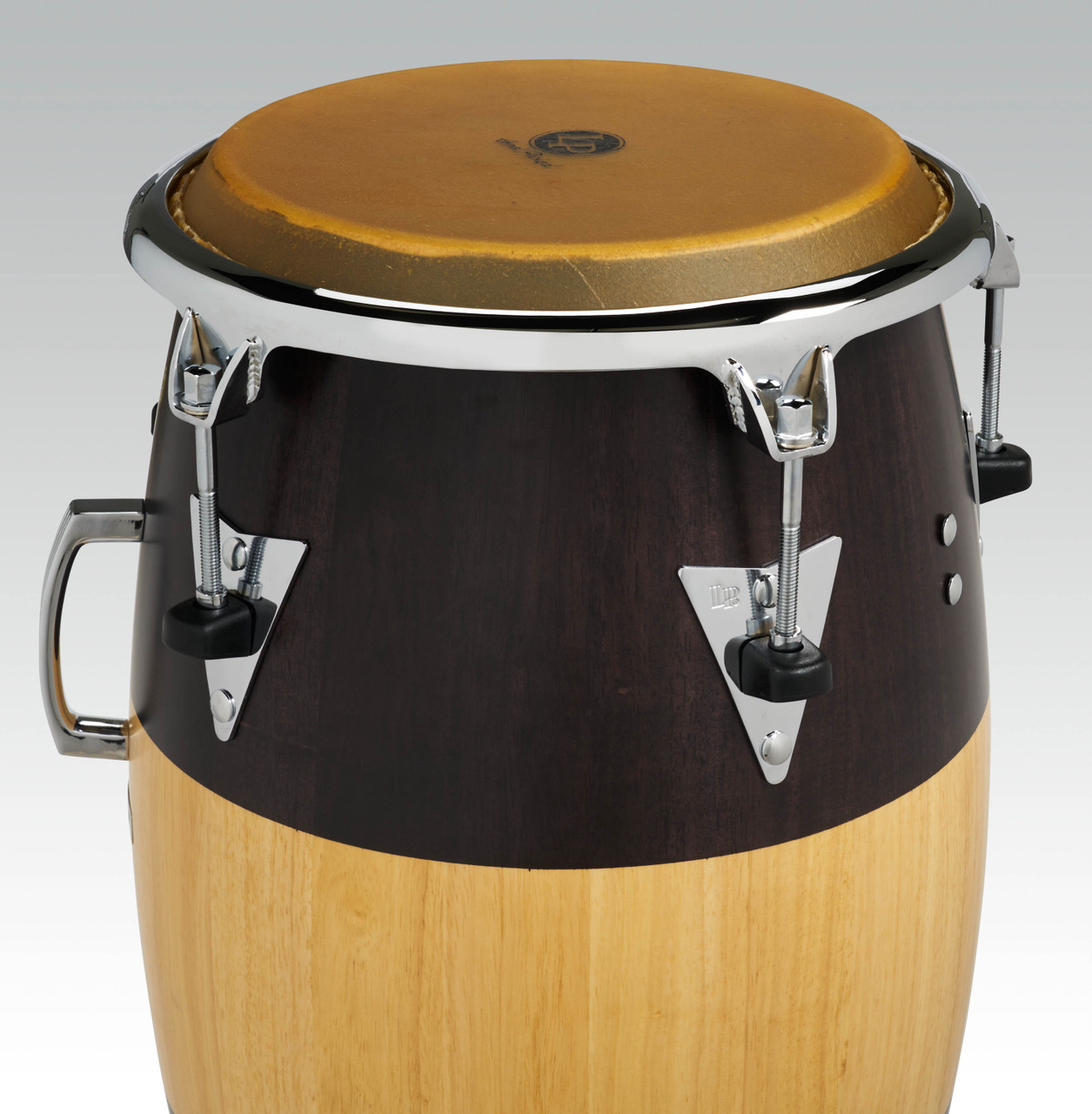 Latin Percussion LP E-Class Top-Tuning 11" Quinto - Oak Walnut/Natural Fade with Chrome Hardware (LP522T-EC) | Musician Madness