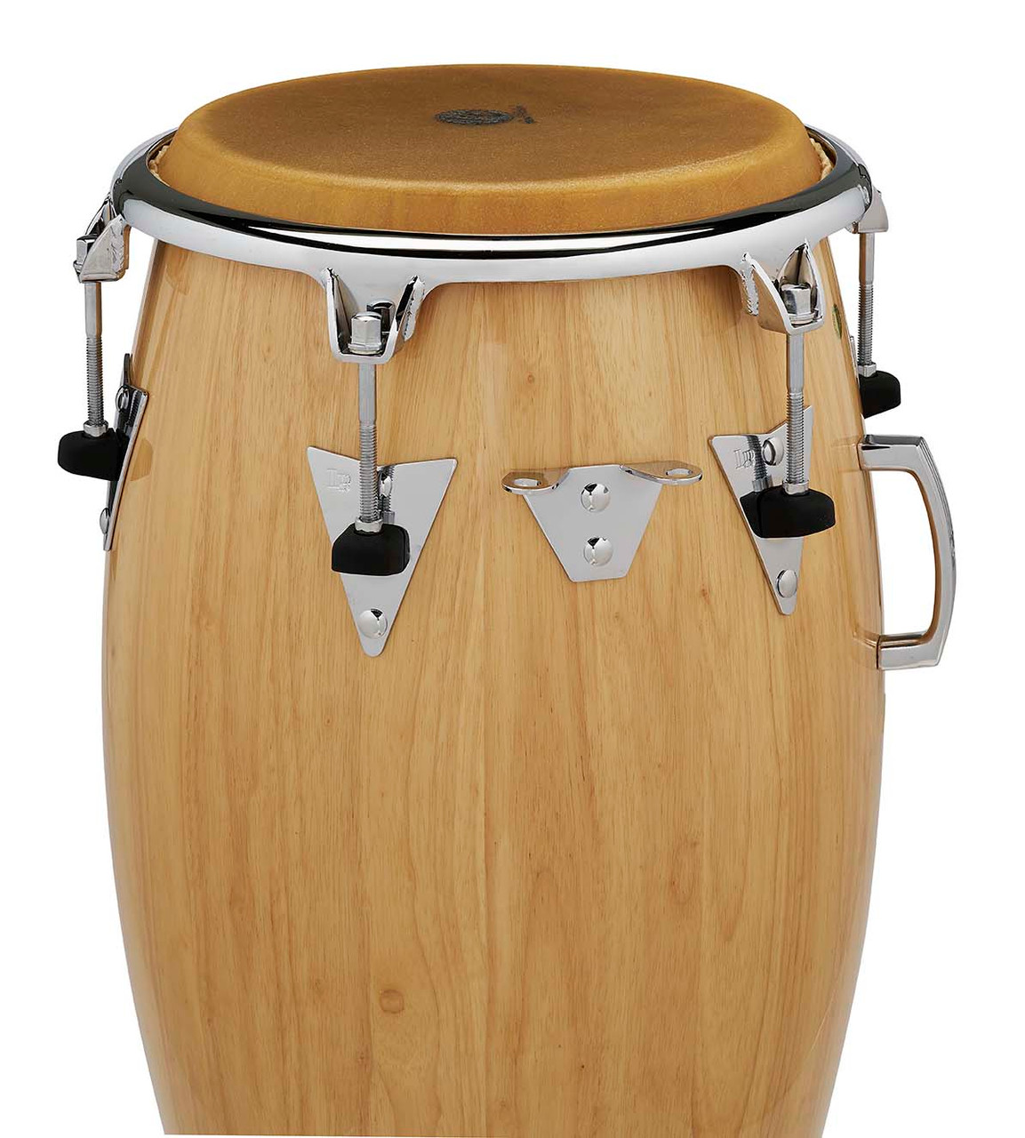 Latin Percussion LP Classic Series Top-Tuning 12-1/2" Tumba - Oak Natural with Chrome Hardware (LP552T-AWC) | Musician Madness