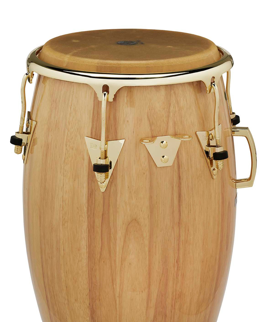 Latin Percussion LP Classic CCII 12-1/2" Tumba – Oak Natural with Gold Hardware (LP552X-AW) – premium LP tumba available at Musician Madness.
