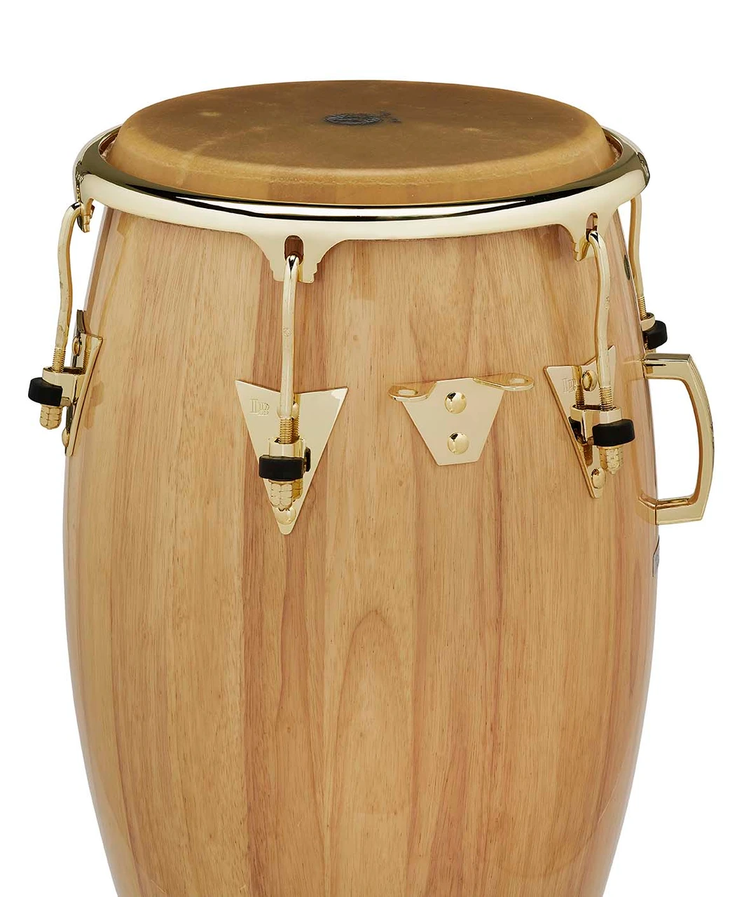 Latin Percussion LP Classic CCII 12-1/2" Tumba â€“ Oak Natural with Gold Hardware (LP552X-AW) â€“ premium LP tumba available at Musician Madness.