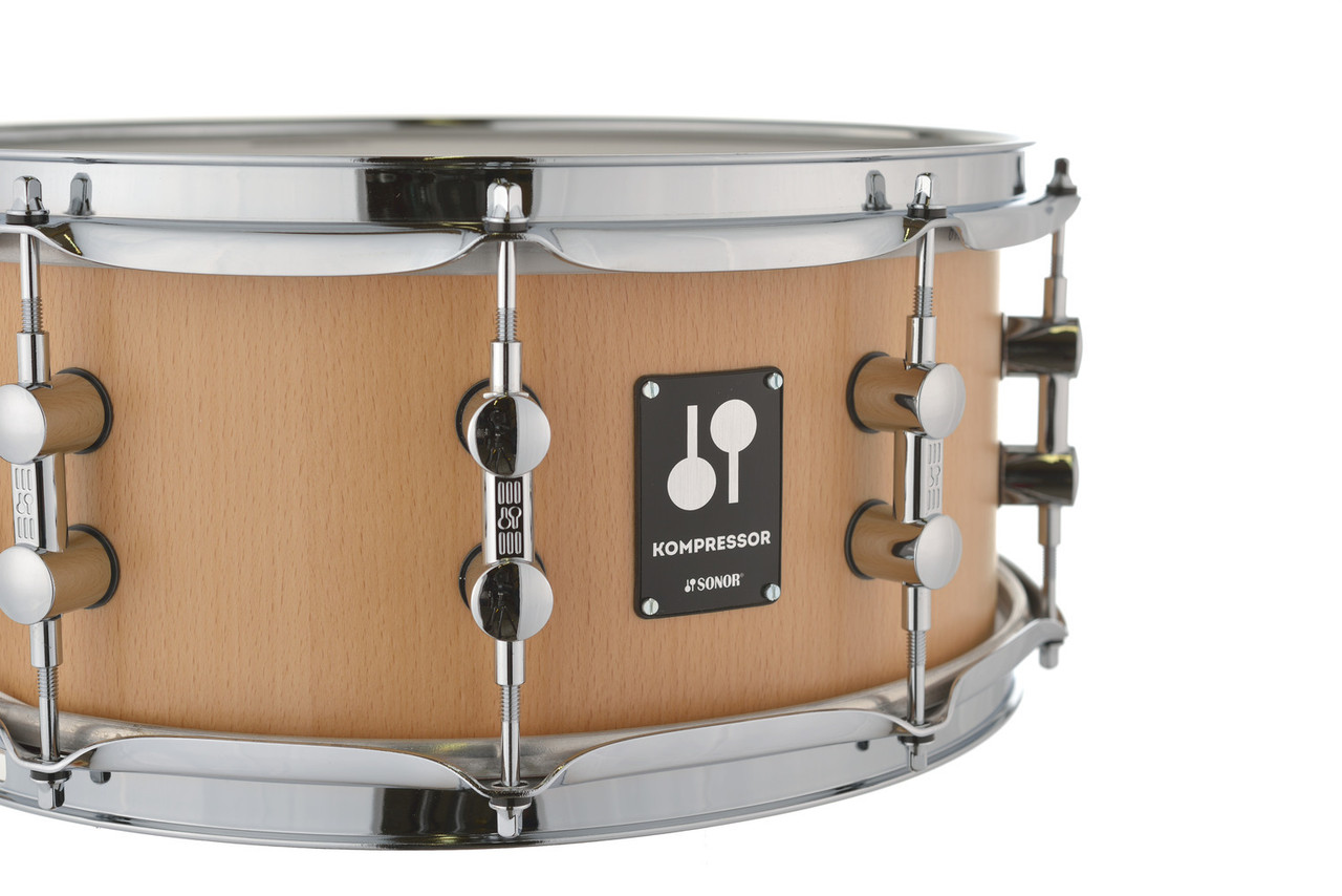 Sonor Kompressor 14 In. x 6 In. Beech Snare Drum (KS-1406-SDW-NAB) | Musician Madness
