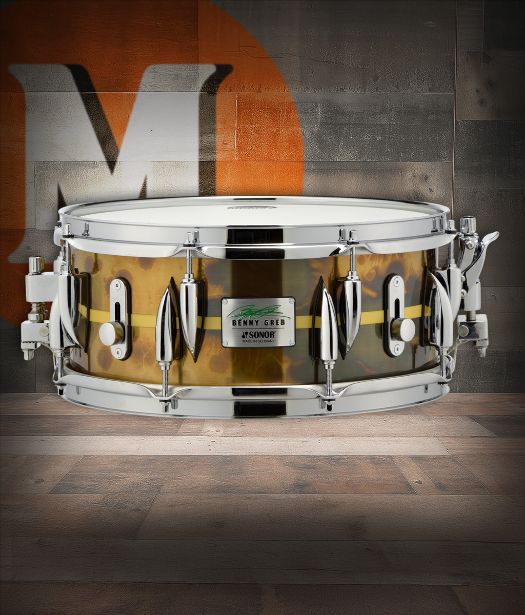 Sonor Benny Greb Signature 13 In.x 5.75 In.Brass Snare Drum (SSD-130575-BGSDB2) | Musician Madness