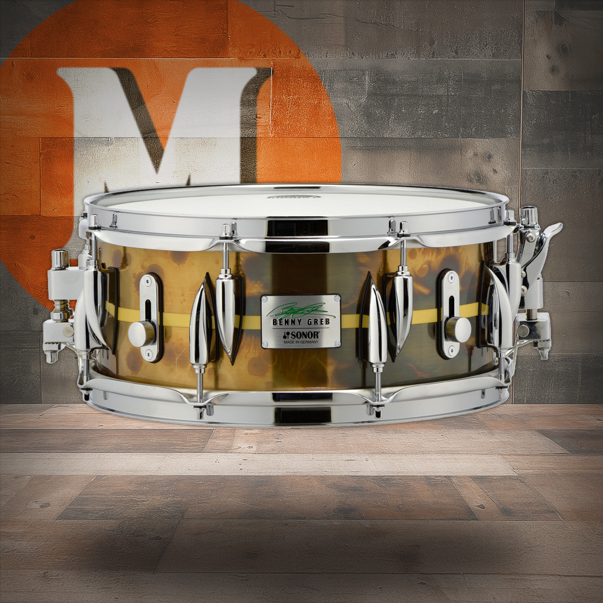 Sonor Benny Greb Signature 13 In.x 5.75 In.Brass Snare Drum (SSD-130575-BGSDB2) | Musician Madness