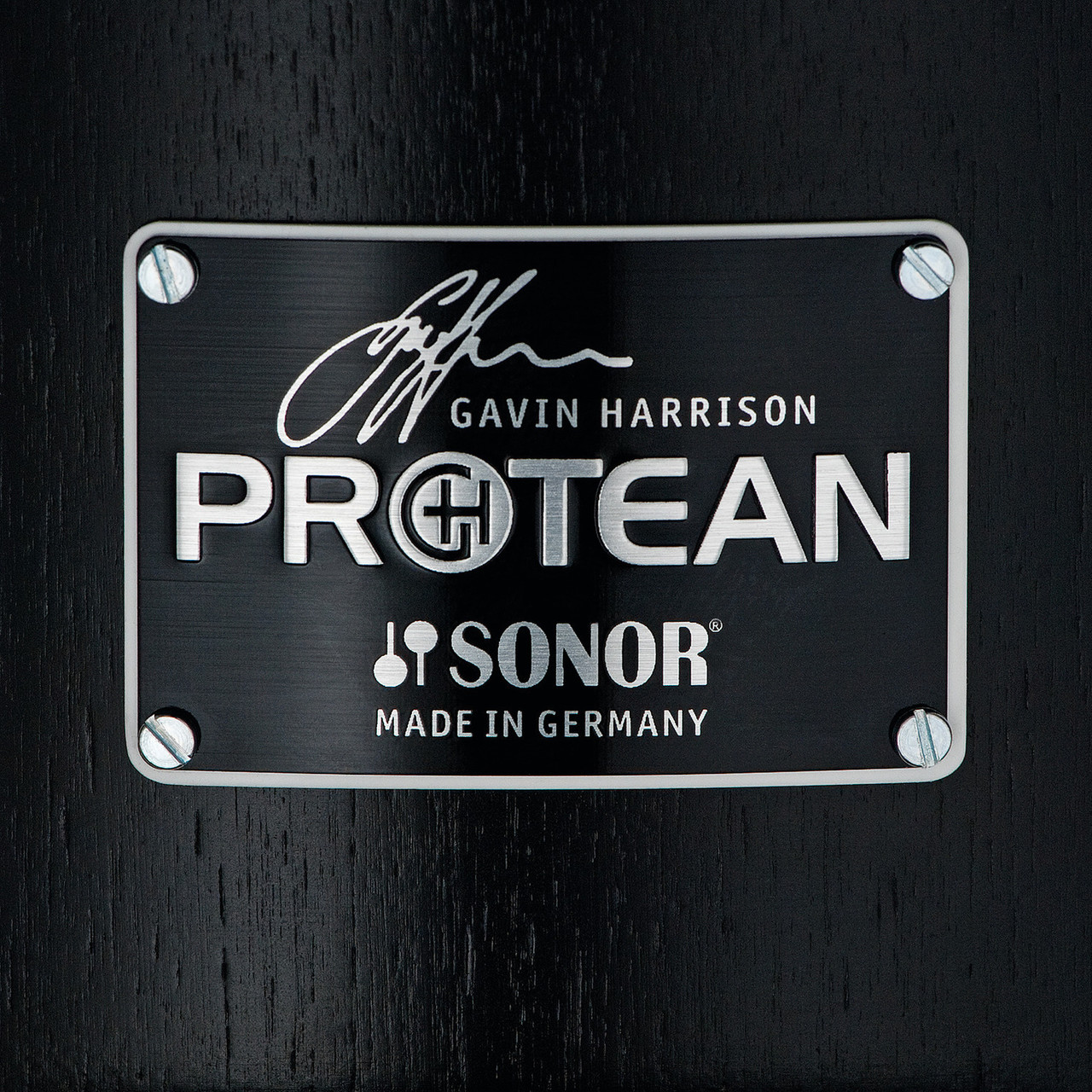 Sonor Gavin Harrison Signature 12” x 5” Birch Snare Drum – Semi-Gloss Black (SSD-1205-GH) – available at Musician Madness.