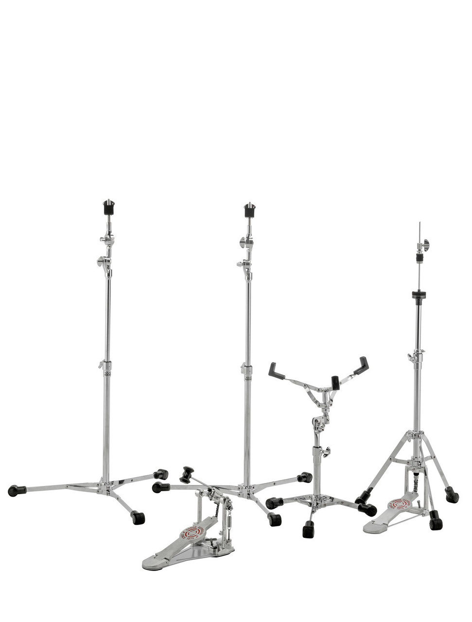 Sonor HS-LT-2000-S 2000 Series LT Single-Braced Hardware Set â€“ lightweight drum hardware pack available at Musician Madness.