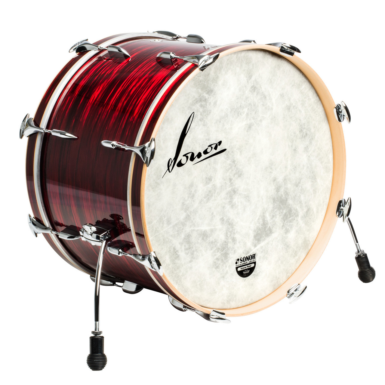 Sonor VT-2214-BDNM-VRO Vintage Series 22” x 14” Bass Drum – Vintage Red Oyster finish – available at Musician Madness.