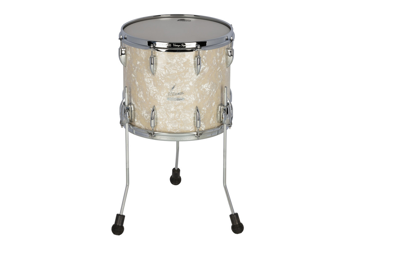 Sonor Vintage Series 14 In. x 12 In. Floor Tom - Vintage Pearl (VT-1412-FT-VPRL) | Musician Madness